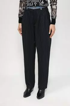 Брюки в полоску с защипами Desigual