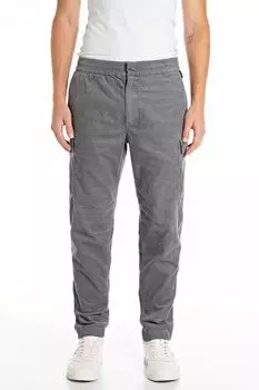 Брюки вельветовые на эластичном поясе Replay