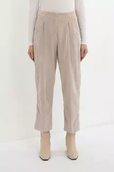 Брюки вельветовые с защипами OVS