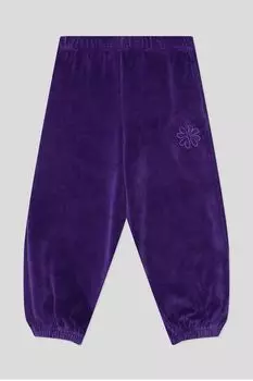 Брюки велюровые на эластичном поясе Molo