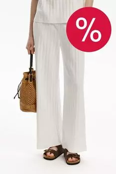 Брюки вязаные текстурные VERY NEAT