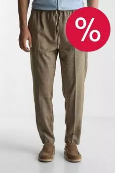 Брюки зауженного кроя на кулиске Casual Friday