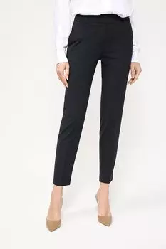 Брюки зауженного кроя с добавлением шерсти HUGO