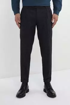 Брюки зауженного кроя с манжетами Bugatti