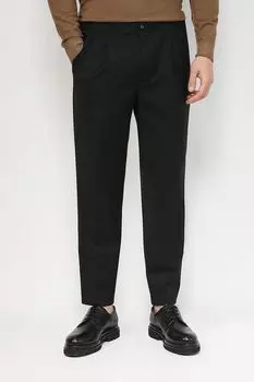 Брюки зауженного кроя с защипами D.Molina