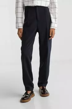 Брюки зауженного кроя с защипами GIOCO