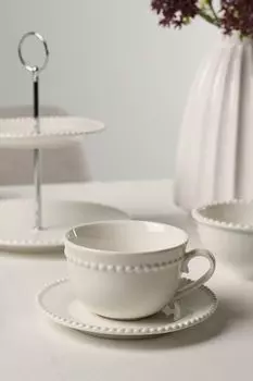 Чайная пара фарфоровая Tiffany Easy Life