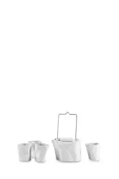 Чайный сервиз Bent из фарфора Cmielow