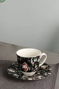 Чашка чайная с блюдцем Vines COINCASA