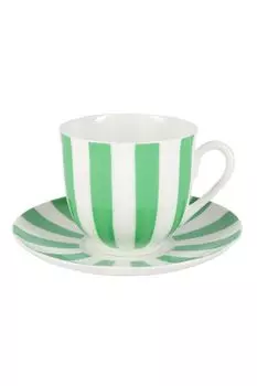 Чашка с блюдцем форма Ландыш с рисунком «Да и Нет» Императорский Фарфоровый Завод