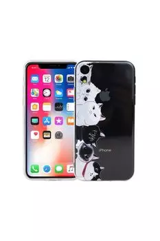 Чехол для iPhone 11Pro Любопытные коты Kawaii Factory