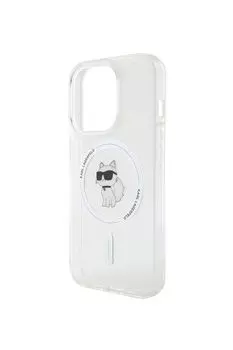Чехол для iPhone 15 Pro с магнитами MagSafe Karl Lagerfeld