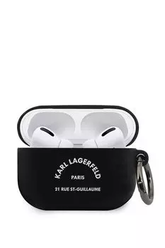 Чехол для наушников Airpods Pro с кольцом-карабином Karl Lagerfeld