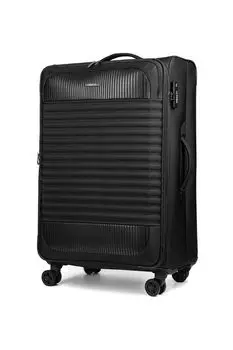 Чемодан на 4 колесах мягкий FABRETTI