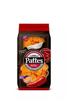 Чипсы со вкусом красного перца чили 100 гр Pattes
