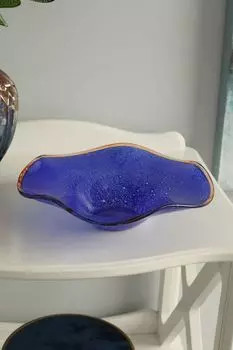 Декоративное блюдо из стекла COINCASA