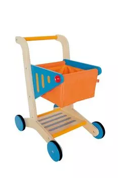 Деревянная игрушка тележка для покупок Супермаркет Hape