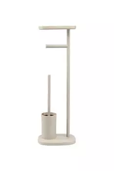Держатель для туалетной бумаги с полочкой и ершиком Slim Bergenson Bjorn Bath