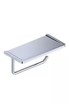 Держатель туалетной бумаги с полочкой для телефона WasserKRAFT