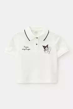 Поло хлопковое с принтом Balabala