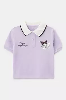 Поло хлопковое с принтом Balabala