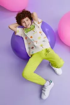 Брюки хлопковые на кулиске GIOCO