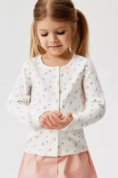 Кардиган хлопковый с принтом ACOOLA