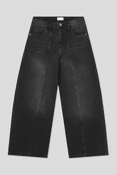 Джинсы широкого кроя со швами спереди Mayoral