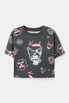 Футболка хлопковая с принтом Balabala