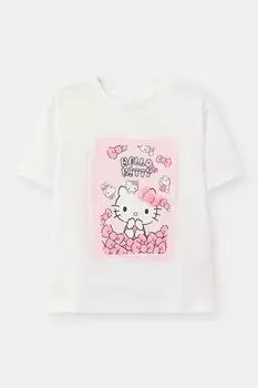 Футболка хлопковая с принтом Balabala