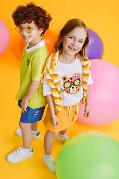 Футболка хлопковая с принтом GIOCO