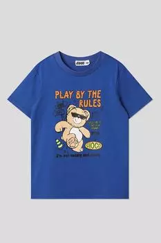 Футболка хлопковая с принтом GIOCO