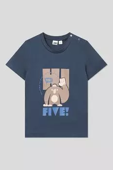 Футболка хлопковая с принтом IDO