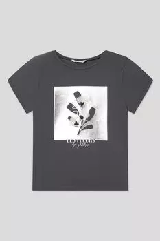 Футболка хлопковая с принтом Mayoral