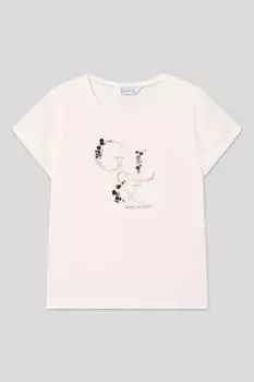 Футболка хлопковая с принтом Mayoral