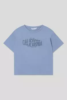 Футболка хлопковая с принтом Mayoral