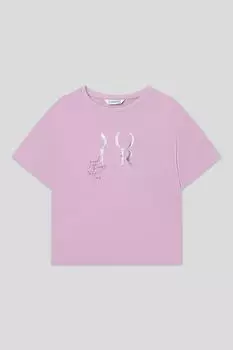 Футболка хлопковая с принтом Mayoral