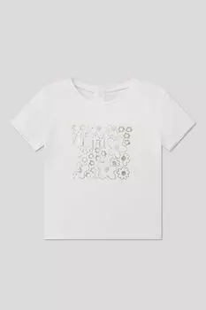 Футболка хлопковая с принтом Mayoral