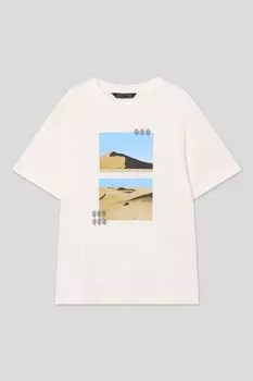 Футболка хлопковая с принтом Nukutavake