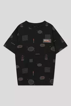 Футболка хлопковая с принтом Nukutavake