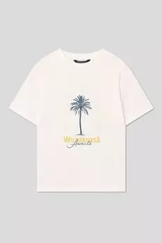 Футболка хлопковая с принтом Nukutavake