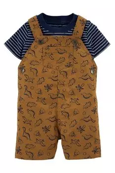 Дет футболка+полукомбинезон Carter's