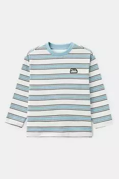 Лонгслив хлопковый в полоску Balabala