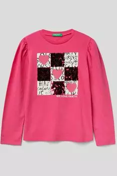 Дет. Футболка с длинным рукавом Benetton