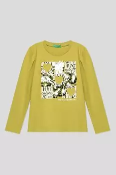 Дет. Футболка с длинным рукавом Benetton