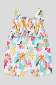 Комбинезон хлопковый с принтом Mayoral