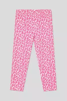 Легинсы хлопковые с принтом IDO