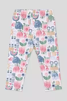 Легинсы хлопковые с принтом Mayoral