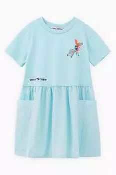 Платье хлопковое с карманами и принтом Bell Bimbo