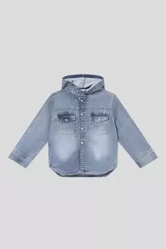 Рубашка джинсовая с капюшоном IDO